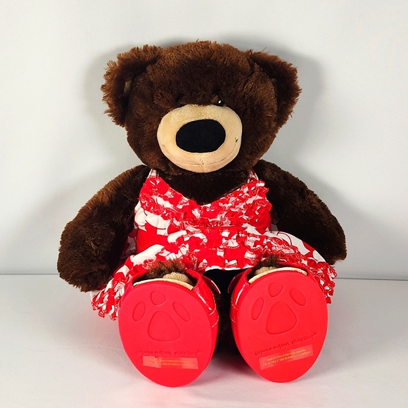Build a bear plush / stuffed toy - Bear with red dress/shoes - Picture 2 of 16